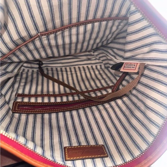 Dooney & Bourke Olive and Brown Shoulder Bag - Picture 7 of 7